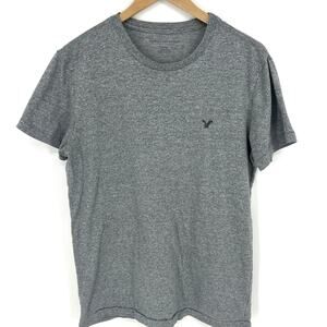 American Eagle Unisex Gray Basic Lightweight T Shirt Size M
